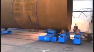 Сборка и сварка башни ветрогенератора