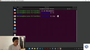 Dasar Dasar Linux(Cara Merubah Folder Menjadi Zip Dan Cara Meng-Unzipnya)