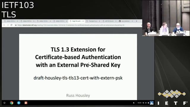 IETF103-TLS-20181105-1350 смотреть онлайн
