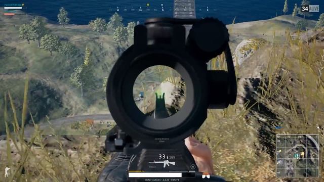 PUBG 500 Meter Moving Jeep Headshot From Radio Tower смотреть онлайн