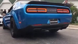 2018 Dodge Challenger SRT Demon exhaust sound