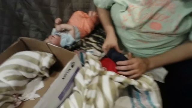 Piglets and, puppies and, reborns...Oh my, reborn nursery, just got a big box to open. смотреть онлайн