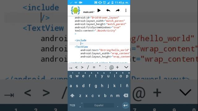 AIDE Programando desde tu Android. Tutorial MaterialDesign NavigationDrawer Parte 8