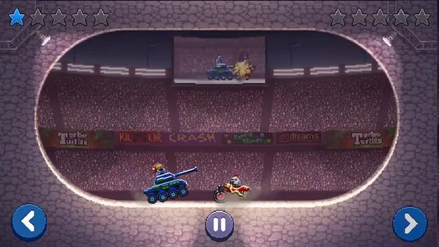 Drive Ahead! Replay: Tank vs. Robo Bike. смотреть онлайн