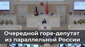 Очередной горе-депутат из параллельной России