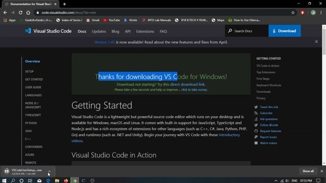 Visual Studio complete installation process 🔥
