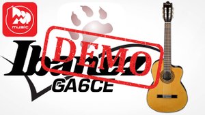 Классическая гитара IBANEZ GA6CE-AM - демонстрация звучания