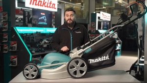 Обзор электрической газонокосилки Makita ELM4620