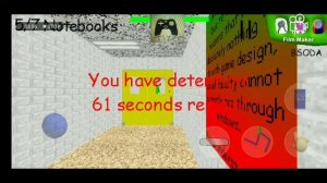 I finally beat Baldi's Basics But with unlimited Bsoda, Principal keys, Safety Scissors. Awsome