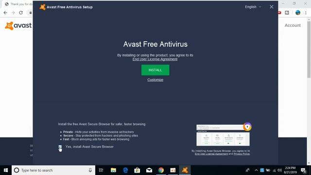 How to Install Free Avast Antivirus in Windows 10 UPDATED смотреть онлайн