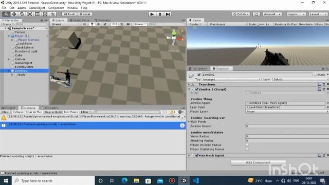 Part 1: Enemy Ai In Unity (Hindi) Path Finding  & Enemy  Script| Unity 3d Game Tutorial For Beginne