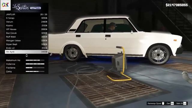 GTA V, New Tuning Lada Vaz 2107 #lada #vaz #2107 смотреть онлайн