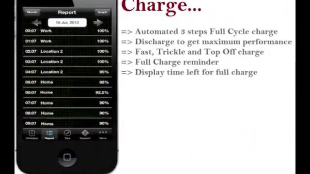 Maximize and Monitor battery using Battery Tools App for iOS смотреть онлайн