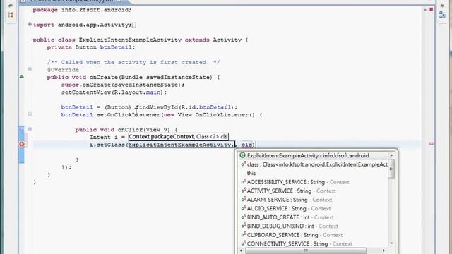 (2) Android Beginner Tutorial - Explicit Intent смотреть онлайн
