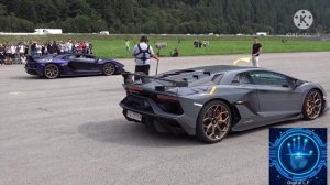 Lamborghini Aventador vs Mercedes-Bens