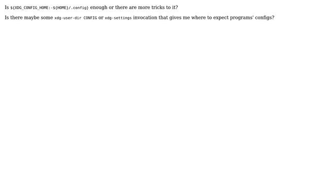 Unix & Linux: How do I get XDG_CONFIG_HOME from a shell script / command line? смотреть онлайн