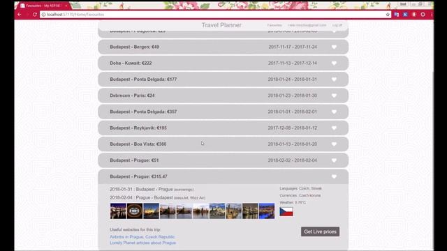 Development of a travel portal based on ASP.NET смотреть онлайн