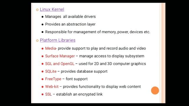 Android architecture