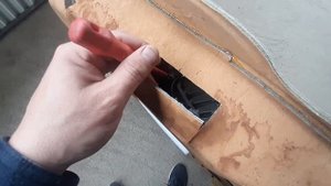 Перетяжка потолка ниссан патфайндер Р51 своими руками #ниссанпатфайндер