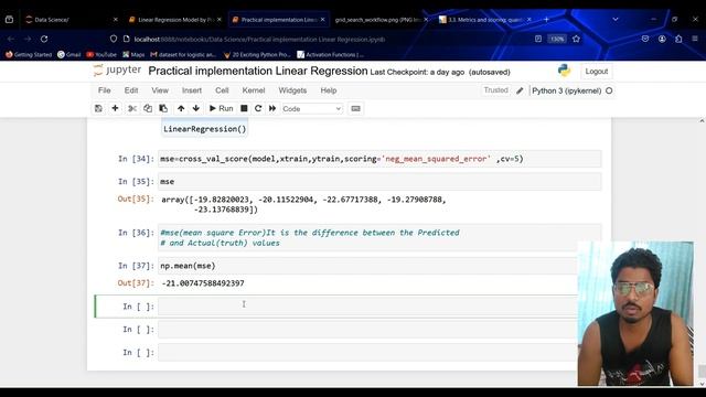 Practical Implementation Linear Regression in HINDI (Machine Learning) Part 2 #linearregression