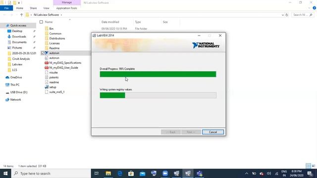 How to install NI LabVIEW software