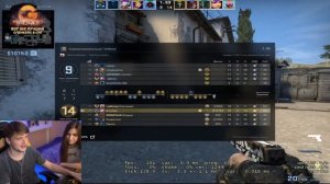 СИМПЛ ВЫГОНЯЕТ АРИНЯН И ИГРАЕТ FACEIT ЗА НЕЁ | AHRINYAN STREAM