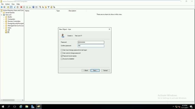 How to create / delete / move / reset password in Active Directory Windows Server 2016 смотреть онлайн