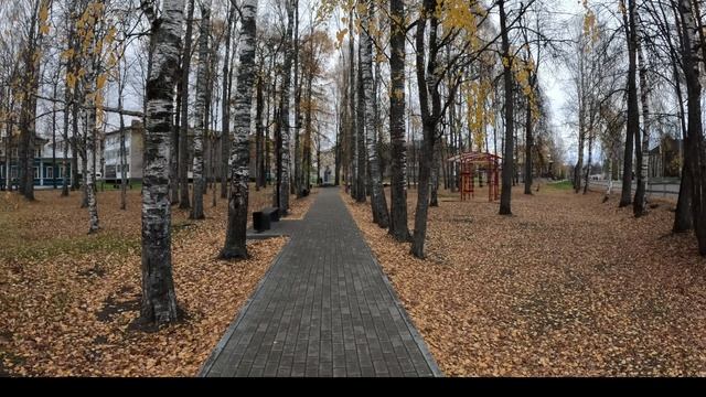 Прогулка по вечернему парку