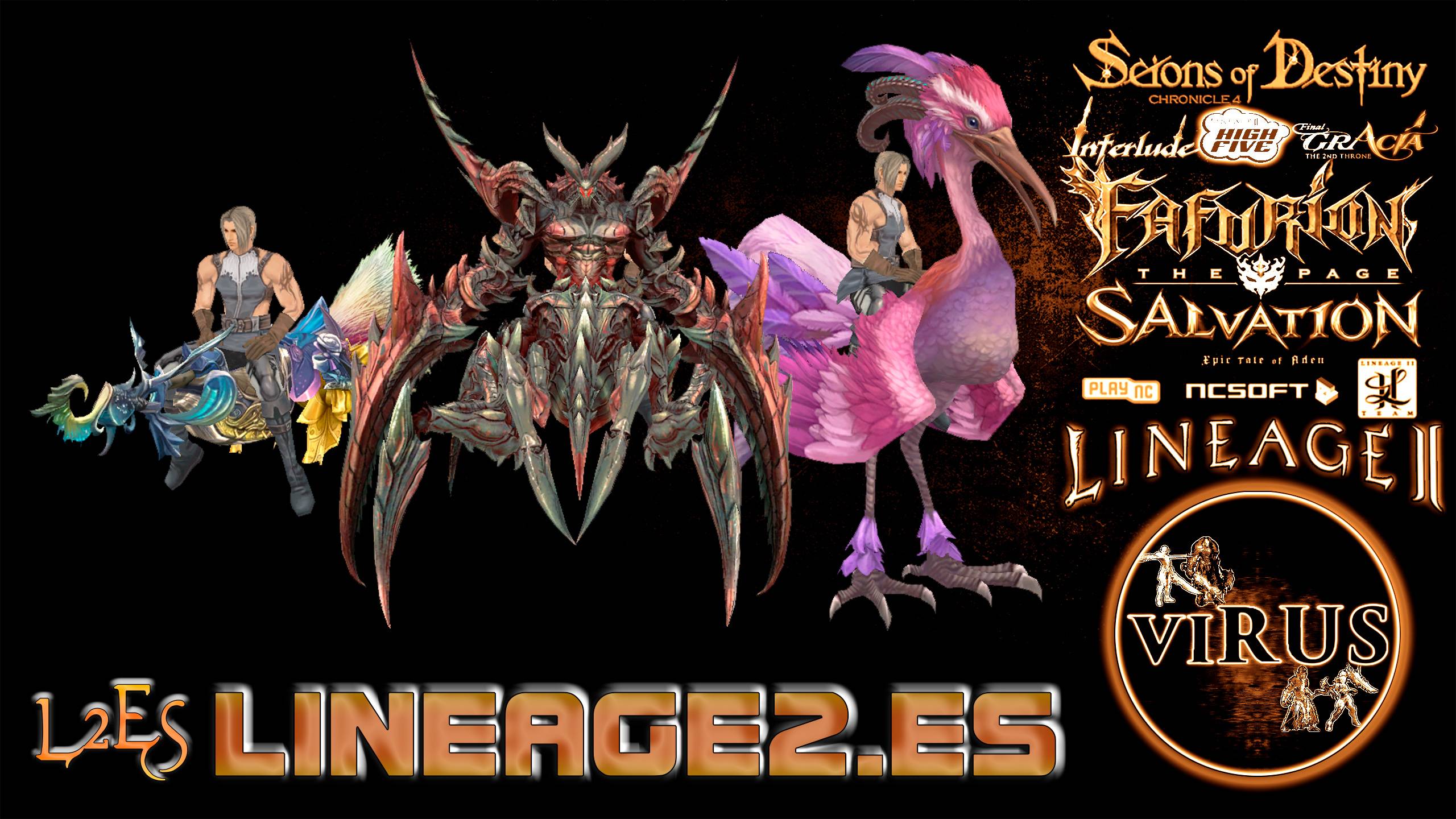 Mounts Set for server www.Lineage2.Es. LINEAGE II-High Five ◄√i®uS►