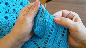 Жакет ажурный крючком.МК Часть4.The jacket's openwork crochet.MK Part4.