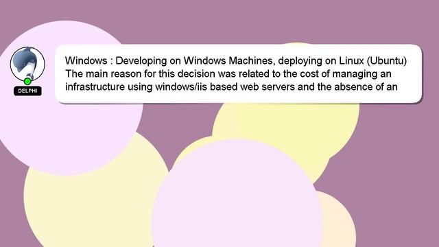 Windows : Developing on Windows Machines, deploying on Linux (Ubuntu)