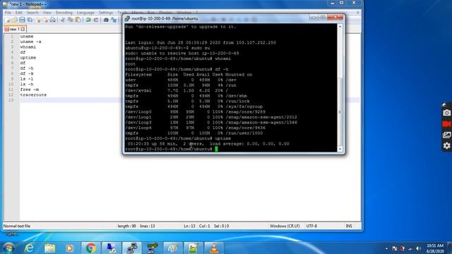 Linux basic commands for system admin смотреть онлайн