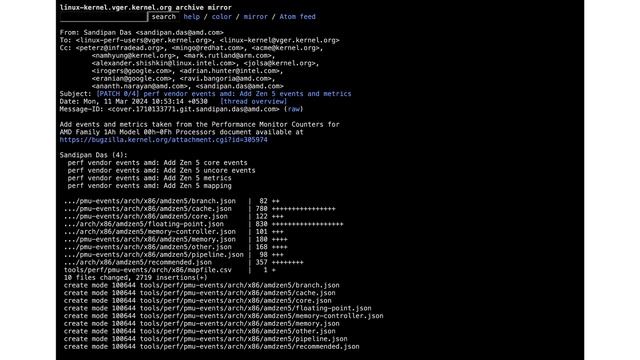 AMD Adds Performance Monitoring Patches For Zen 5 CPU Enablement on Linux смотреть онлайн