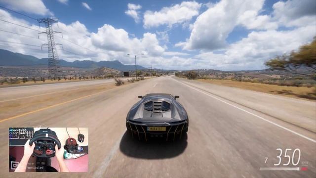 Forza Horizon 5 2016 Lamborghini Centenario LP 770 4 Top Speed Test Logitech G29 Gameplay смотреть онлайн