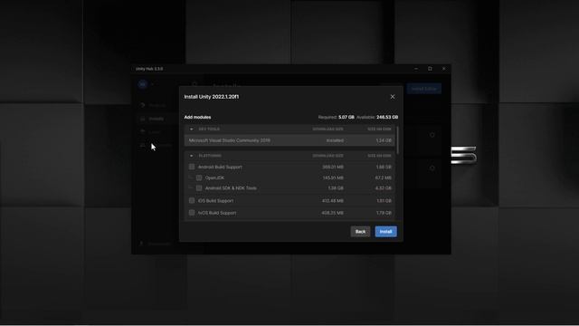 Unity (1.1) - Installation & Unity Hub