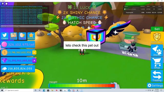 Getting the keeper of secrets title and hatching prisma cube in bgs roblox! смотреть онлайн