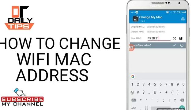 HOW TO CHANGE MAC ADDRESS OF WIFI | DAILY TIPS | SANDIP SUBBA | MAC CHANGER смотреть онлайн