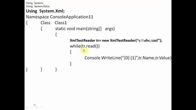 23 XML in C# Dot Net Part2
