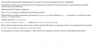 Unix & Linux: RaspberryPi date and time during boot (2 Solutions!!)