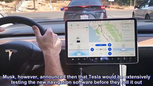 Tesla begins rollout of new Navigation system in ‘mature beta’ phase смотреть онлайн