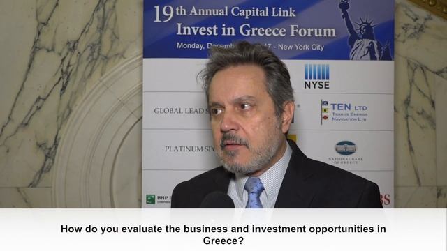 2017 Capital Link Invest in Greece Forum - Harris Lalacos Interview смотреть онлайн