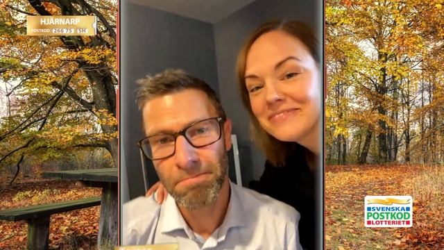 Vinnare i Hjärnarp överraskas av Magdalena Forsberg - Postkodlotteriet
