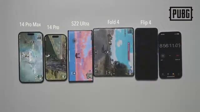iPhone 14 Pro Max vs Galaxy S22 Ultra vs Z Fold 4 vs Z Flip 4 Battery Test смотреть онлайн