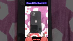 iPhone Mini 12  Black 64 GB  VS  iPhone 12 White 256 GB