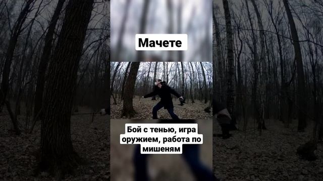 Мачете. Бой с тенью, каренза. Игра оружием. #shorts смотреть онлайн