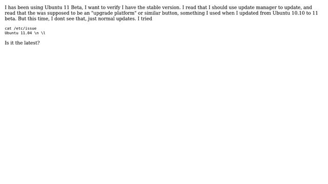 Ubuntu: How to verify whether I have updated from beta to stable? (2 Solutions!!) смотреть онлайн