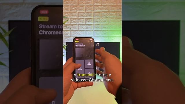 Como transmitir de iPhone a Chromecast