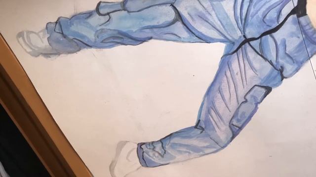 Bailey Sok portrait || Dynamic stylized pose смотреть онлайн