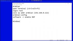 Armbian Remote Desktop Connection RDP