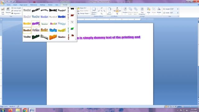 Word Art Usefull Trick |office365|office2024|Word2007|Microsoft Office 2013 #word #microsoft